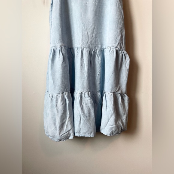 Light Blue Baby Doll Dress/Cover Up - Picture 3 of 4